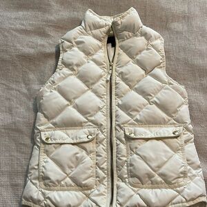 J Crew women’s puffer vest, size XS